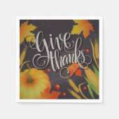 Thanksgiving begroet servet (Voorkant)