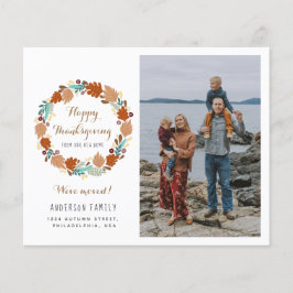 Thanksgiving begroting met mededeling van wijzigin