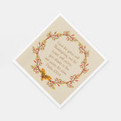 Thanksgiving - Bekende Bijbel Verse Napkins 6,5 in Servetten (Hoek)