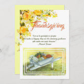 Thanksgiving Bericht Feestdagenkaart (Voorkant / Achterkant)