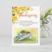 Thanksgiving Bericht Feestdagenkaart (Staand voorkant)