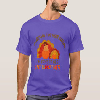 Thanksgiving big brother raglan shirt thankful tur