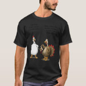 Thanksgiving Big Chicken It ll Be Fun Turkey T-shirt (Voorkant)