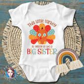Thanksgiving Big Sister aankondiging Romper