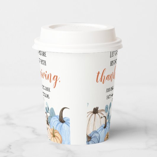 Thanksgiving Bijbelversie binnenpartij Papieren Bekers (Links)
