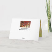 Thanksgiving-binnenpartij Feestdagen Kaart (Achterkant)