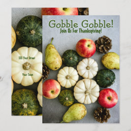 Thanksgiving-binnenpartij Kaart