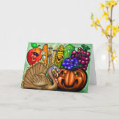 Thanksgiving-binnenpartij Kaart (Gele Bloem)