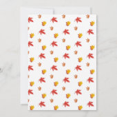 Thanksgiving-binnenpartij Kaart (Achterkant)