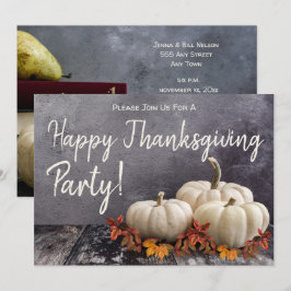 Thanksgiving-binnenpartij Kaart