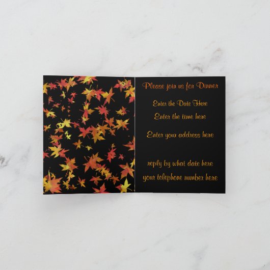 Thanksgiving binnenuitnodiging (Binnen)