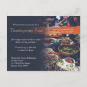 Thanksgiving binnenuitnodiging briefkaart (Voorkant)