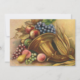 Thanksgiving binnenuitnodiging kaart