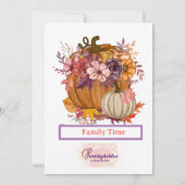 Thanksgiving binnenuitnodiging kaart (Achterkant)