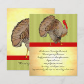 Thanksgiving binnenuitnodiging kaart (Voorkant / Achterkant)