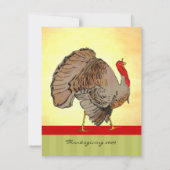 Thanksgiving binnenuitnodiging kaart (Achterkant)