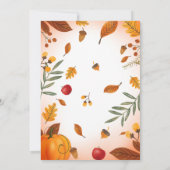 Thanksgiving binnenuitnodiging kaart (Achterkant)