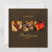 Thanksgiving Binnenuitnodiging Kaart (Voorkant)