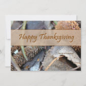 Thanksgiving binnenuitnodiging kaart (Voorkant)