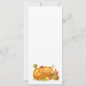 Thanksgiving binnenuitnodiging kaart (Achterkant)