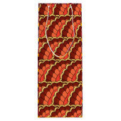 Thanksgiving Bird Wijn Cadeautas (Achterkant)