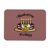 Thanksgiving Birthday Magneet (Horizontaal)