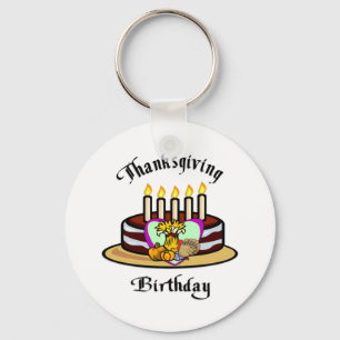 Thanksgiving Birthday Sleutelhanger