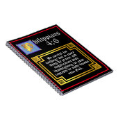 Thanksgiving Blessenaar Philippians 4:6 Bijbelcita Notitieboek (Rechterzijde)