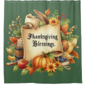 Thanksgiving Blessing Douchegordijn (Voorkant)