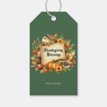 Thanksgiving Blessing Gift Label