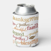 Thanksgiving Blessings Blikjeskoeler (Blikje Voorkant)