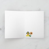 Thanksgiving Blessings Feestdagen Kaart (Binnen)