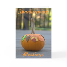 Thanksgiving Blessings Oranje pomkin