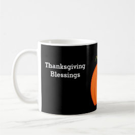 Thanksgiving Blessings Oranje pomkin Koffiemok