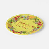 Thanksgiving Blessings Papieren Bordje (Gekanteld)