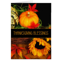 Thanksgiving Blessings Pumpkin