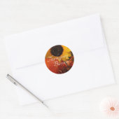 Thanksgiving Blessings Ronde Sticker (Envelop)