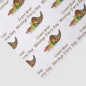 Thanksgiving Blessings Tissuepapier (Detail)