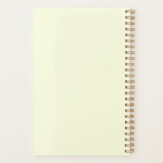 Thanksgiving Bloemen in Pompoen Custom Planner (Achterkant)