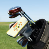 Thanksgiving bloemen in pompoen golfheadcover (Insitu)