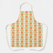 Thanksgiving Bloemen in Pompoen Patroon Schort (Voorkant)
