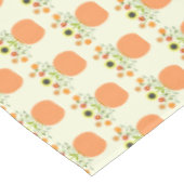 Thanksgiving Bloemen in Pompoen Patroon Tafelkleed (Gekanteld)