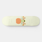 Thanksgiving bloemen in pompoen persoonlijk skateboard (Horizontaal)
