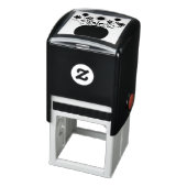 Thanksgiving bloemen in pompoen  zelfinktende stempel (Product)