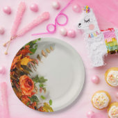 Thanksgiving Bloemen Papier Bord (Feest)