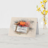 Thanksgiving Boeken voor Vriendschap Kaart (Gele Bloem)