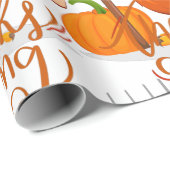 Thanksgiving boer kalkoen cadeaupapier (Rol Hoek)