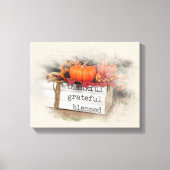 Thanksgiving Books Canvas Afdruk (Voorkant)
