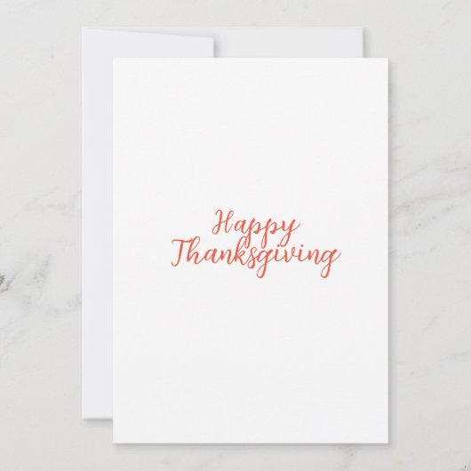 Thanksgiving boom met schattige uil bedankkaart (Achterkant)