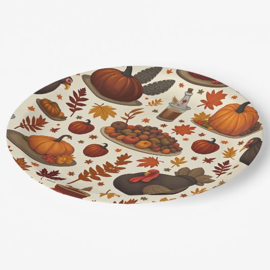 Thanksgiving bord (Gekanteld)